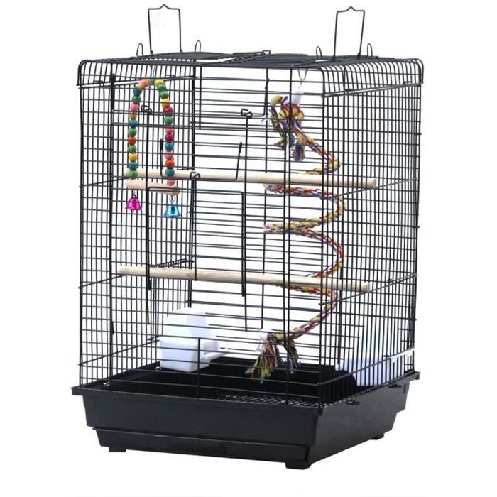 Petite cage d'oiseau à toit ouvert Cage perroquet perruche calopsitte ...