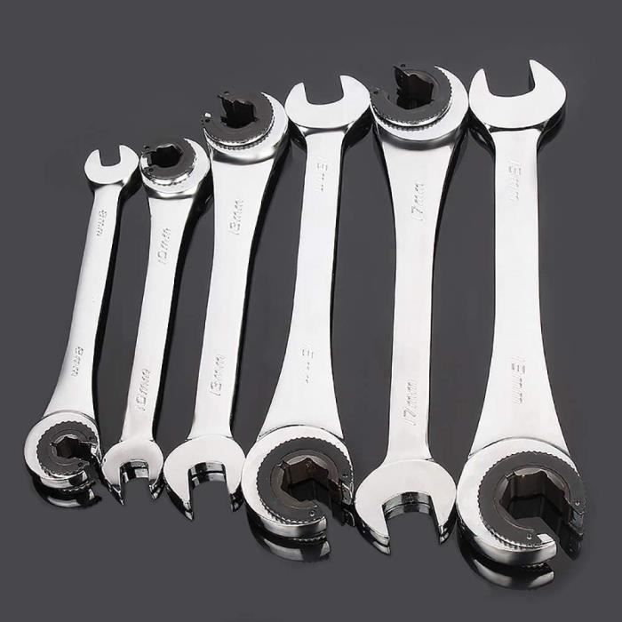 Clé à Tube Hogert Technik HT1P533 300mm - Acier Chrome-Vanadium