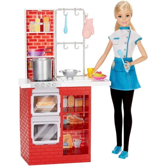 Ensemble de jeu de poupée et de cuisine Barbie, Algeria