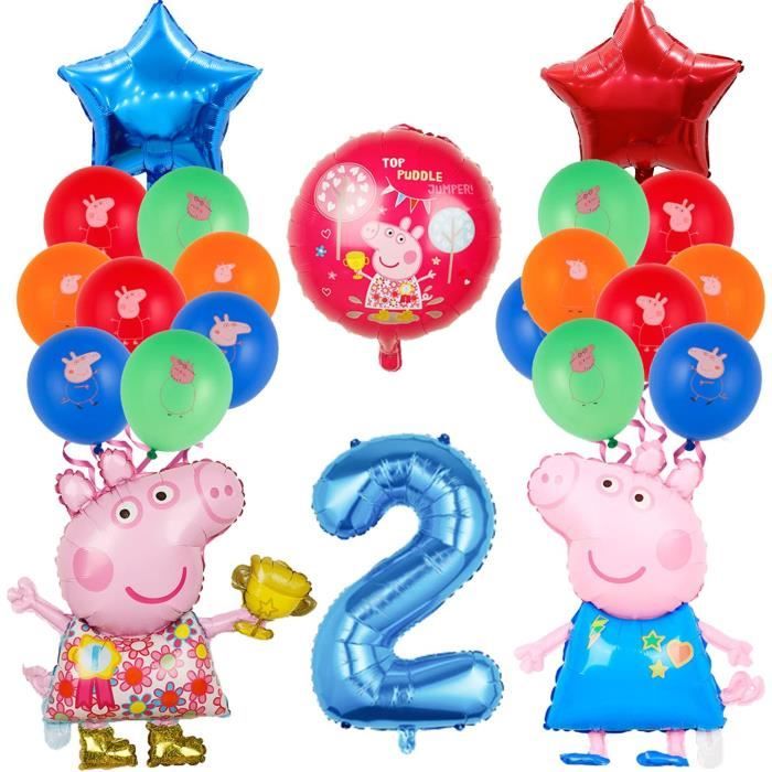 Décoration Anniversaire Pig Ballons, 23 Pièces Décorations De Fête