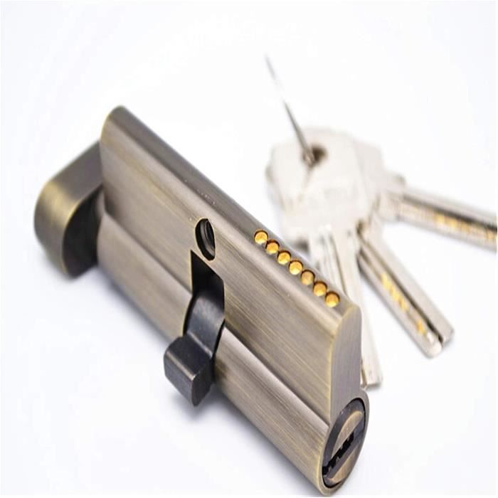 Cylindre De Sécurité KABA 713549 KOCH 75mm Avec 3 Clés - Occasion, Bon état Général