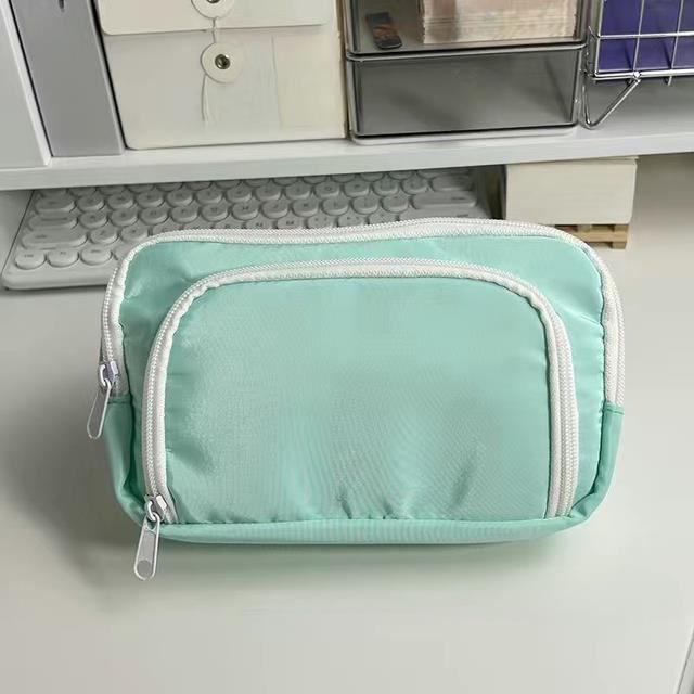 RUDDOG Trousse Eastpak Kawaii Crayon Crayon Grande Capacité Organisatrice De La Boîte À Enclos Pour Les Filles À L'École Fournit Des Accessoires De Papeterie Sac-Bleu Clair-A