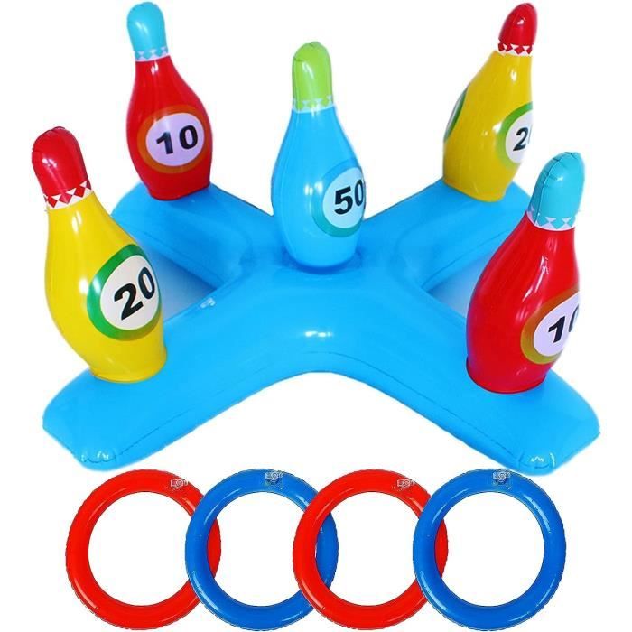 2 pack Jeu de Lancer d'Anneaux Gonflable Flamant Rose avec 8 Anneaux Flottants pour Fête à la Piscine 2 pack Jeu de Lancer d'Anneaux Gonflable Flamant Rose avec 8 Anneaux Flottants pour Fête à la Piscine