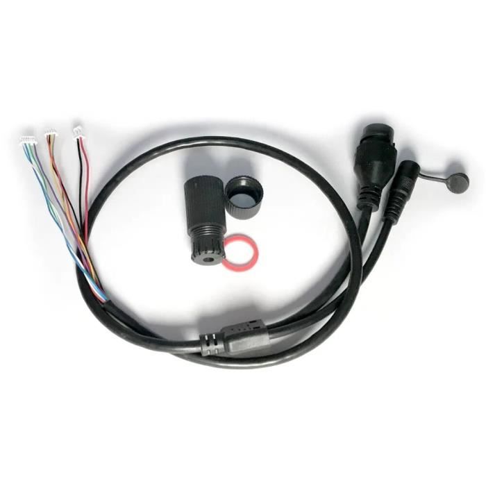 Câble d'alimentation vidéo pour caméra réseau IP POE CCTV,connecteur ...