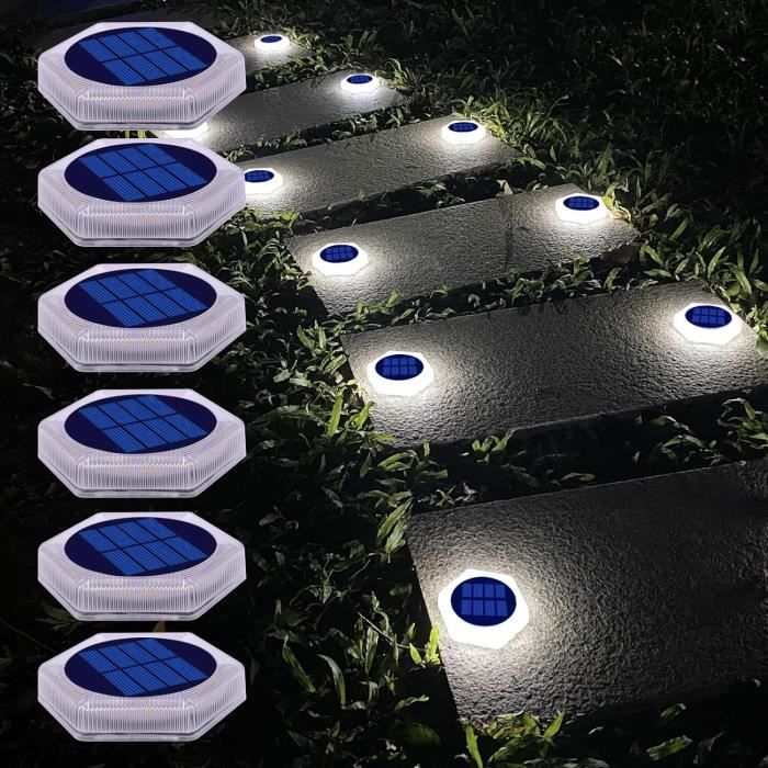Lampe Exterieur Solaire Intelamp Projecteur LED Solaire Extérieur, 12500mAh 3000LM Lampadaire Solaire Avec Télécommandé Lumiere Solaire Exterieur