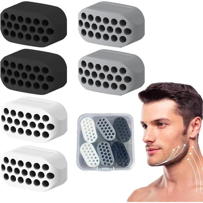 KEFU Exerciseur de mâchoire pour muscler Les mâchoires et tonifier Le Cou,Paquet
