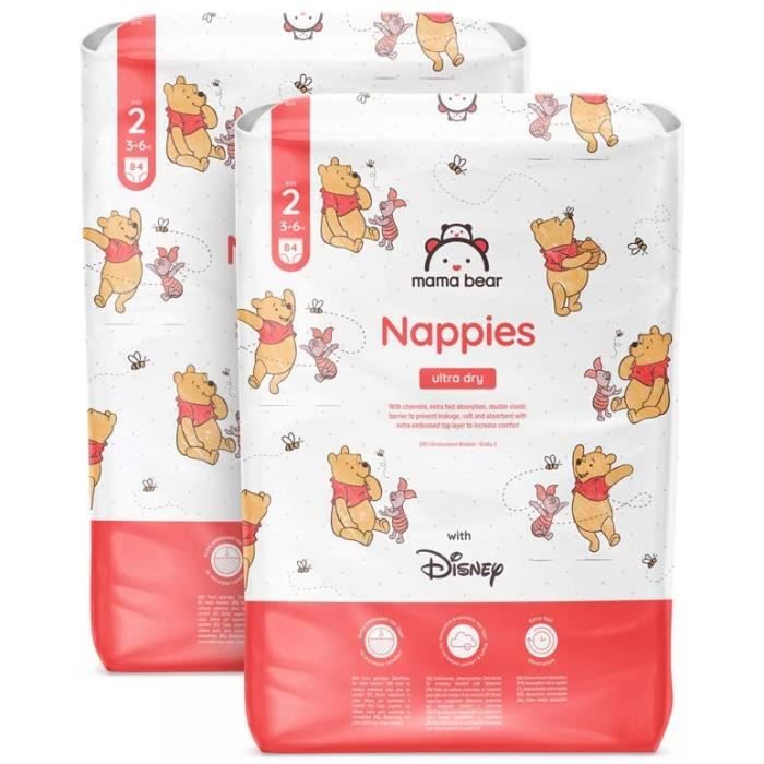 Taille 6 Disney Mama Bear 15+ kg 120 Couches culottes 