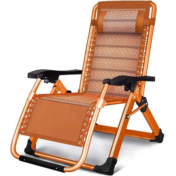 Bains De Soleil Pliants Patio En Bambou Fauteuil À Bascule Chaises