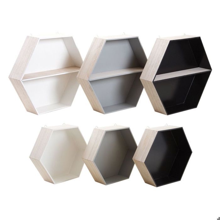 Etageres Murales Hexagonales