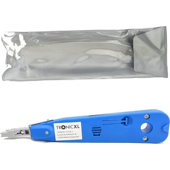 Outil De Pose LSA Pour Réseau - Punch Down Tool, Câblage DSL/ISDN, Avec Pince à Dénuder