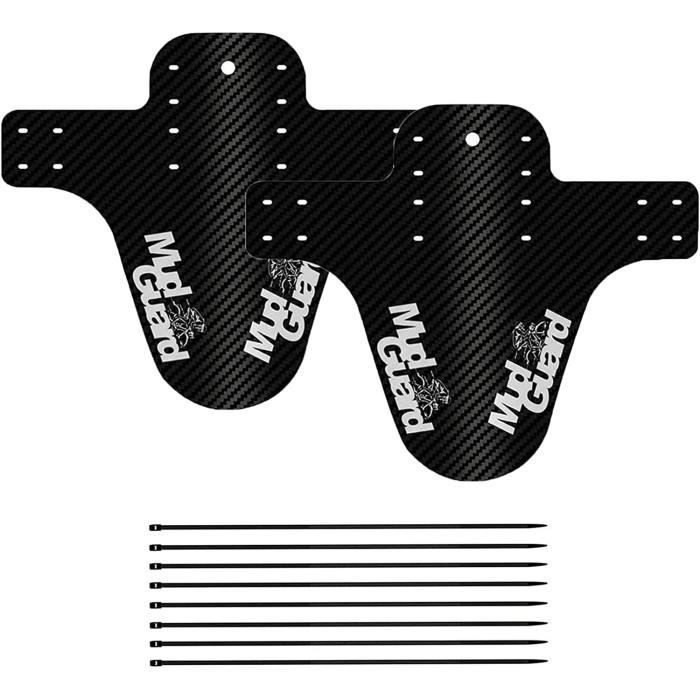 Garde-boue,Garde-boue Avant Et Arrière En Fibre De Carbone Pour Vélo