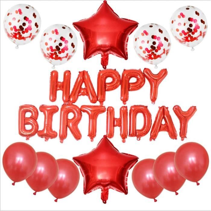 Déco Anniversaire 27 Ans Homme - Kit Ballons Aluminium Bleu "Happy Birthday 27" - Fête Thème Bleu - 7