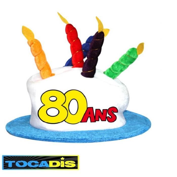 Chapeau Anniversaire Top Cadeau Tocadis 80 Ans Ans Cdiscount Maison Chapeau Anniversaire Top Cadeau Tocadis 80 Ans Ans Cdiscount Maison
