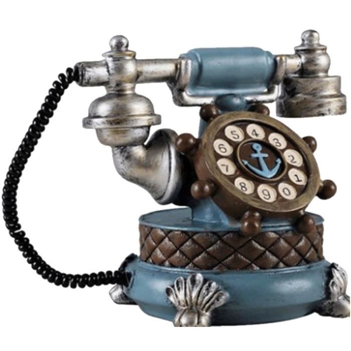 1 pièces rétro Vintage téléphone décor à la maison à ornement pour