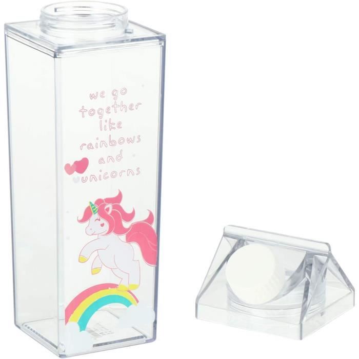 Carton De Lait En Verre 250ml - Mini Tasse Café Glacé Mignonne Et Esthétique