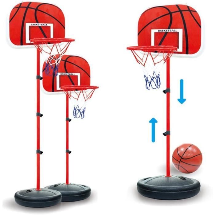 Cerceau de Basket-Ball Suspendu avec Basket-Ball et Pompe Ensemble de Cerceau de Basket-Ball et balles pour Petits garçons et Filles RecoverLOVE Ensemble de Mini-cerceaux de Basket-Ball 