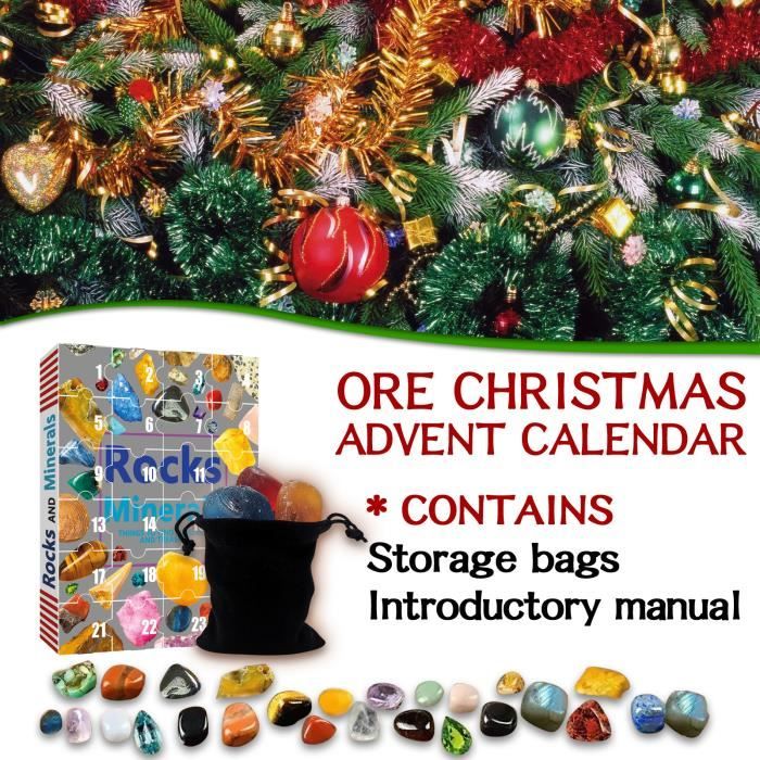 24 Pendentifs Calendrier De L'Avent Noël - Miniatures Charmes Décoration Sapin