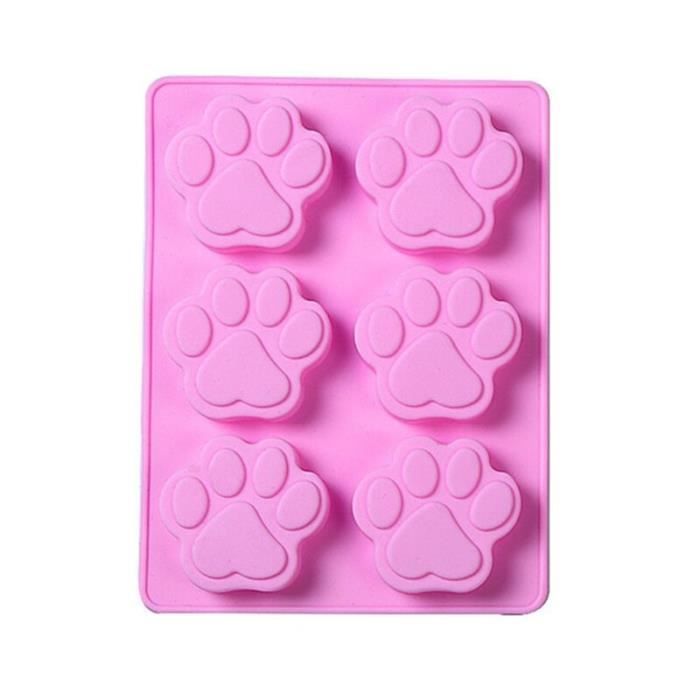 Moule A Empreinte De Patte De Chat Module De Decoupe De Biscuit Pour Bonbons Au Chocolat Cube De Glace Pour Ml Cdiscount Maison