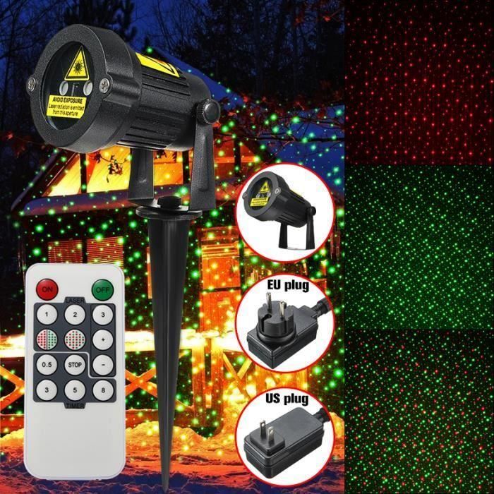 Ss33TEMPSA Projecteur laser exterieur noël pelouse jardin IP65 EU PRISE +