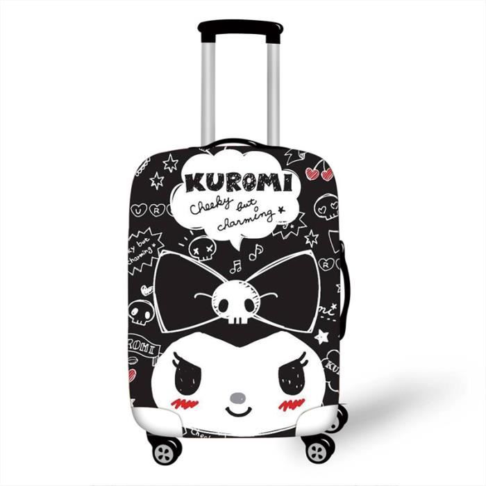 Housse De Valise Élastique Avec Fermeture Éclair - Protection Poussière Et Rayures - Taille S/M/L/XL - Blanc