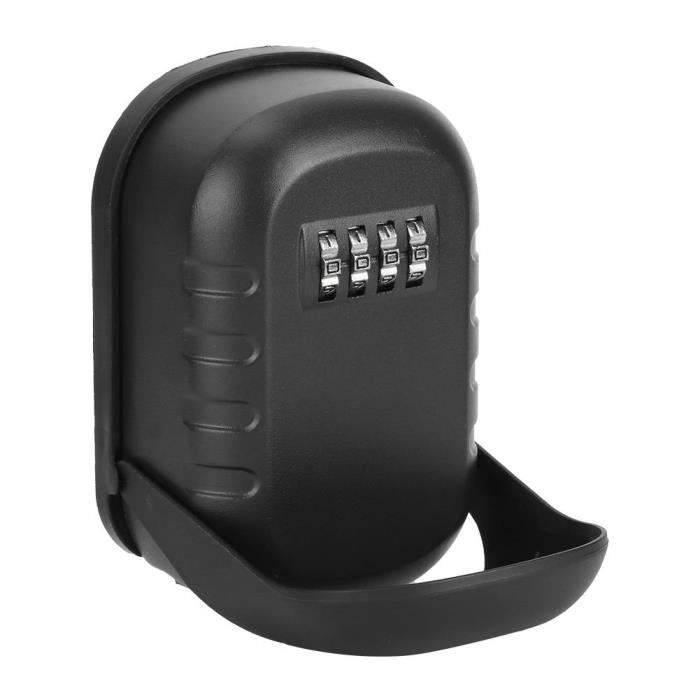 Coffre De Sécurité Portable Pour Pistolet – Verrouillage à Combinaison, Acier, Intérieur Rembourré
