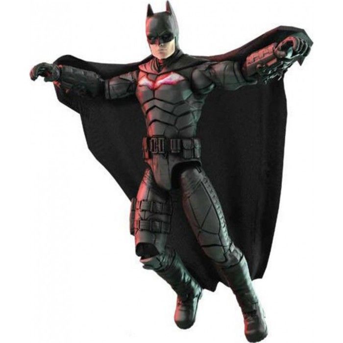 Figurine - SPIN - Batman Deluxe - 30 cm - Noir - Jouet pour Enfant