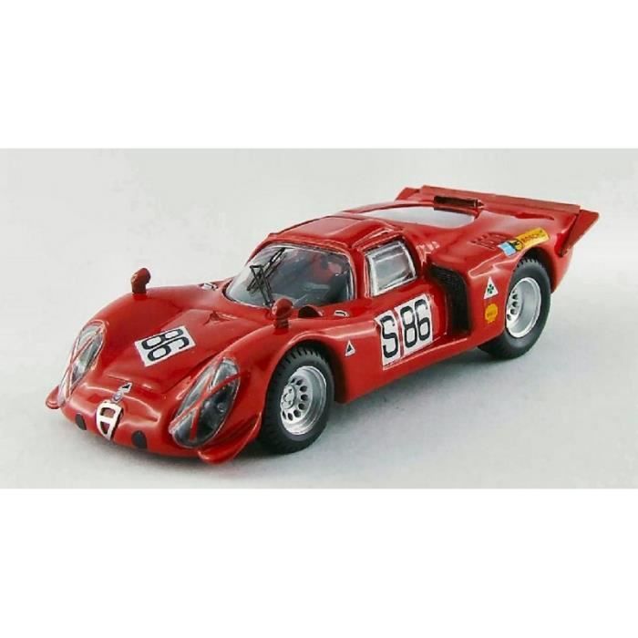 Alfa Romeo 33/2 N°38 Le Mans 1968 – Miniature 1/43 Provence Moulage, Montée, Résine