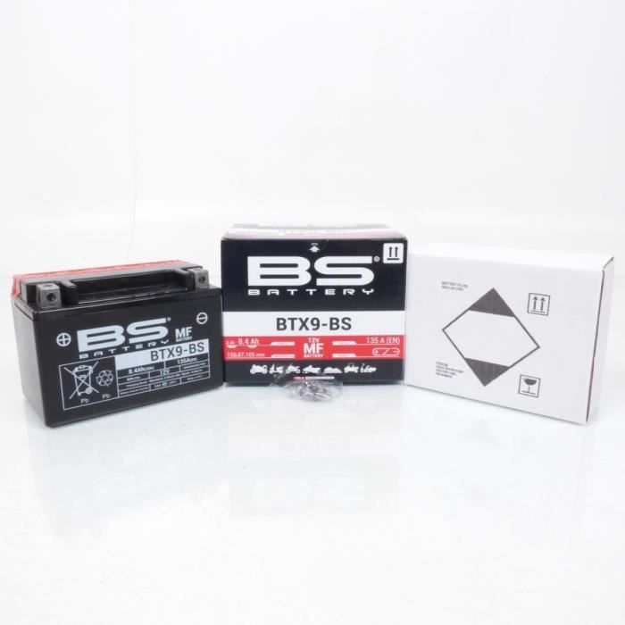 BS Battery BTX9-BS YTX9-4 12V 8AH – For Yamaha XMAX 125 & 250 Scooters