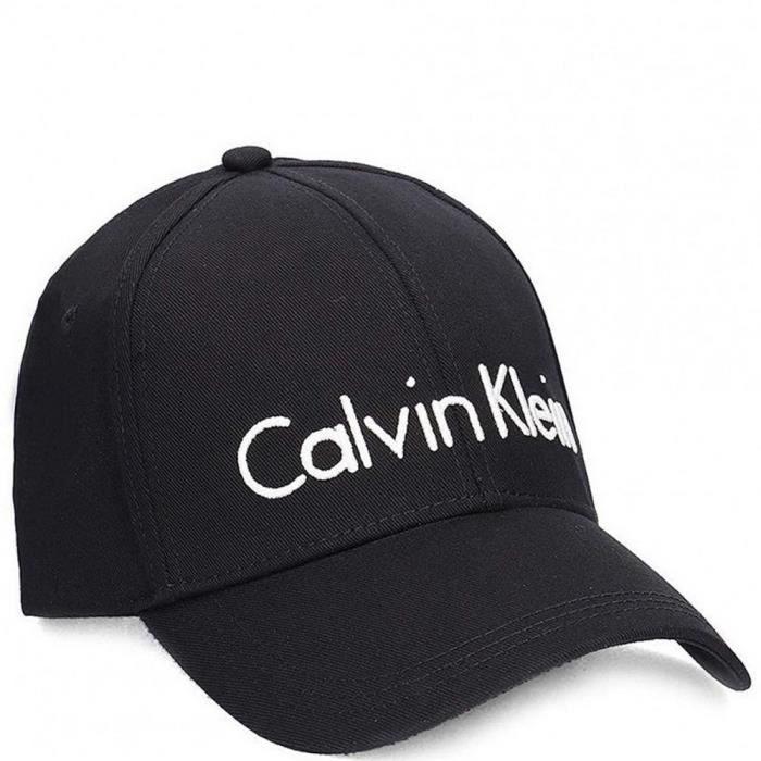 Casquette à logo brodé Coton Calvin Klein pour homme en coloris Noir Homme Accessoires Chapeaux 