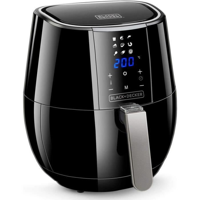 Friteuse Électrique Sans Huile, Friteuse À Air Chaud 5L 1350W Cuisson