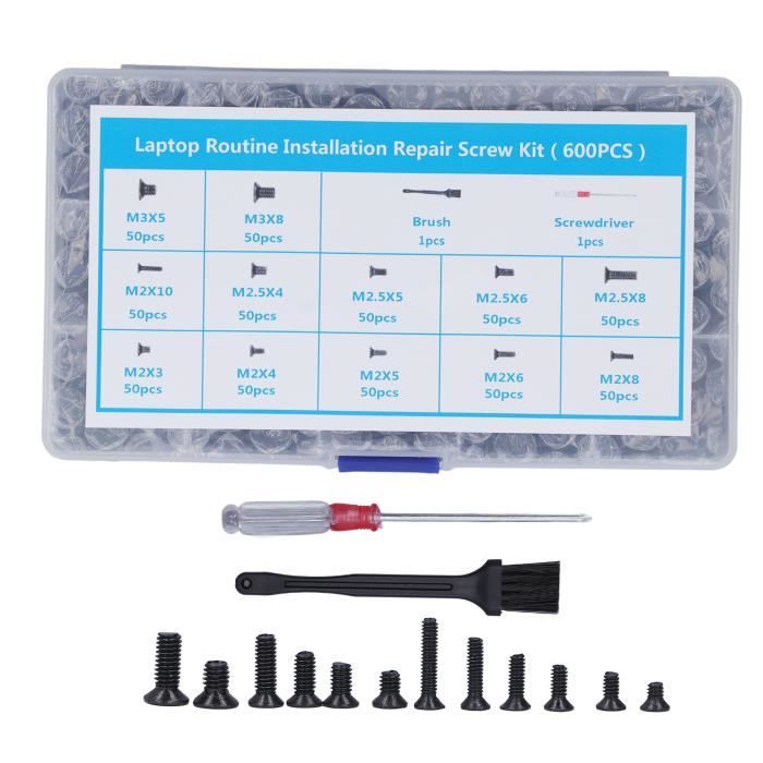Kit 240 Pièces De Vis RC – Outils De Réparation Pour Voitures 1/10 Et 1/8, Rangement En Boîtier Plastique