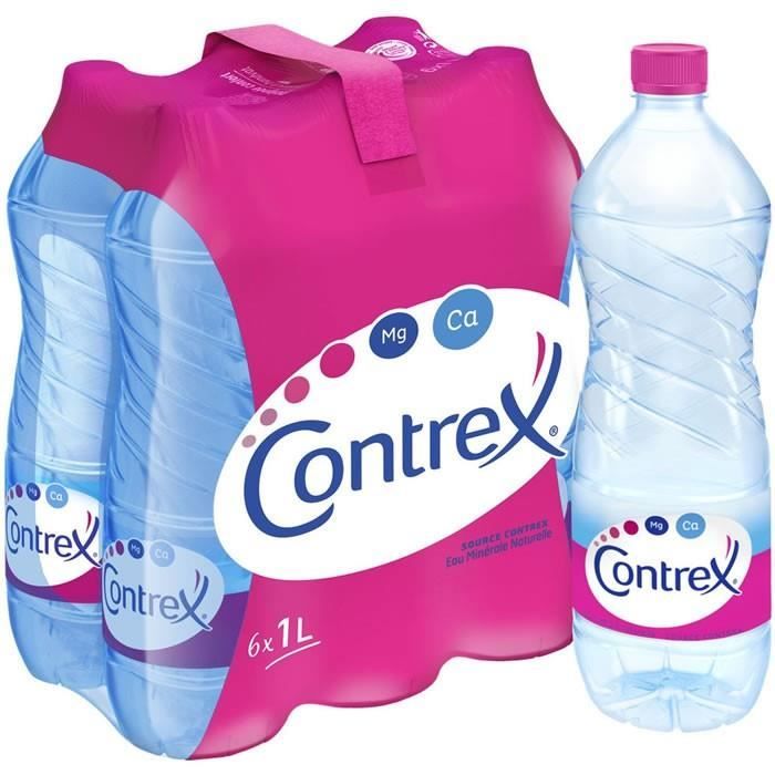 Lot De 2 Contrex Eau Minerale Naturelle 6 X 1 L Cdiscount Au Quotidien