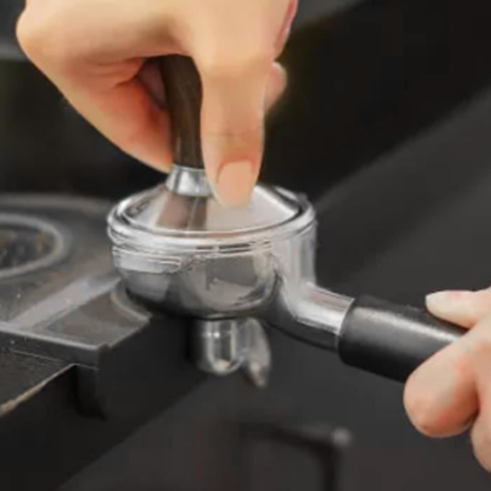 Tamper à Café En Acier Inoxydable - Pour Tassage Café - Poignée Ergonomique - Lavable Au Lave-vaisselle - 4