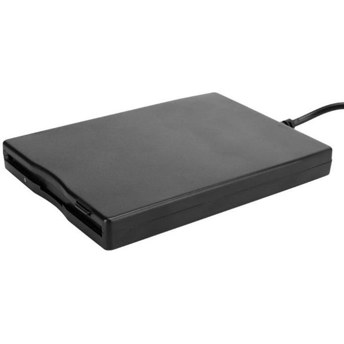 Lazmin 3,5Lecteur de Disquette Externe USB Portable Lecteur de Disquette FDD 12 Mbps FDD pour Ordinateurs de Bureau PC 