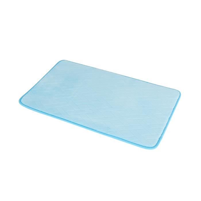 FIJI Tapis De Bain Et Descente De Lit 50x110cm - Doux Absorbant Antidérapant Fabriqué En Italie