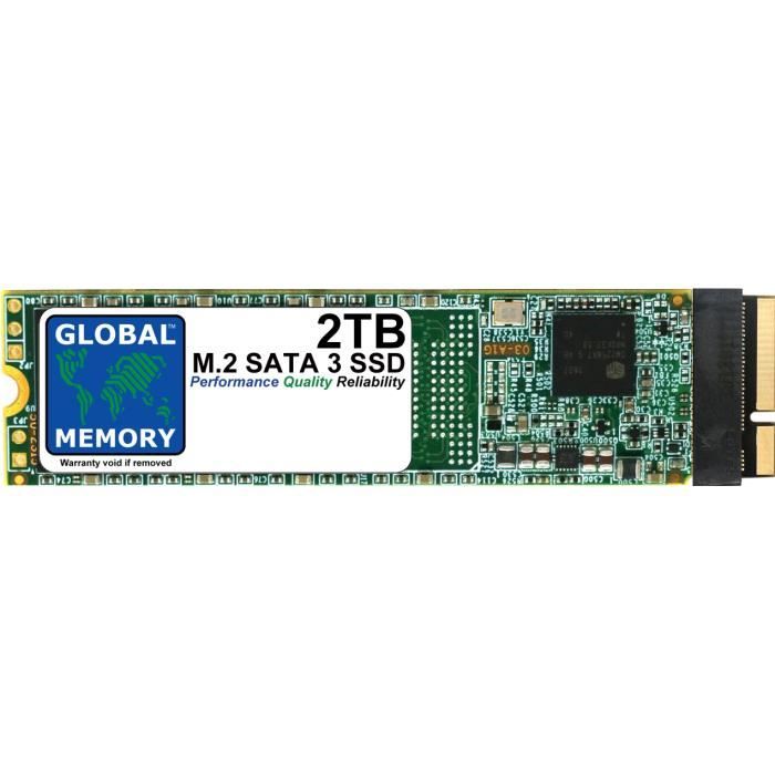 Global Memory 2tb M.2 2280 Ngff Sata 3 Solid State Drive (Ssd) Voor