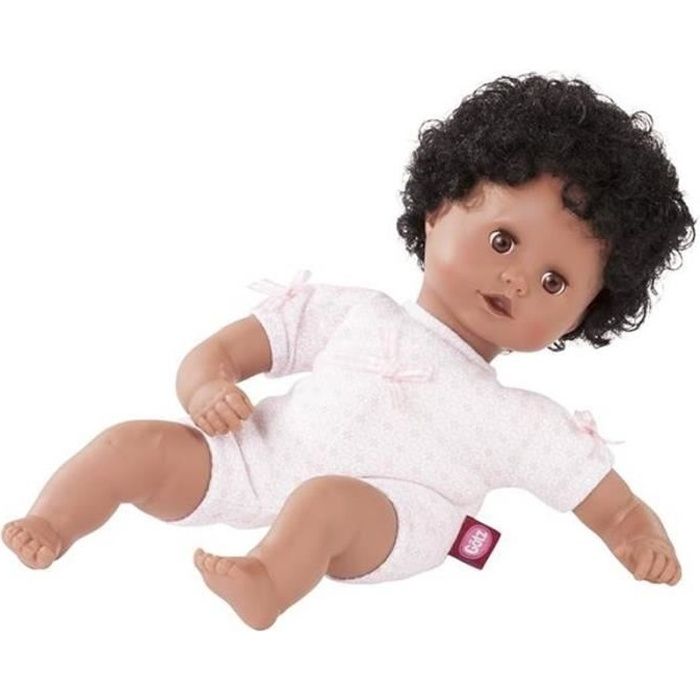Poupée Muffin Afro à habiller - GÖTZ - 33 cm - Yeux dormeurs - Pour bébé de 18 mois et plus