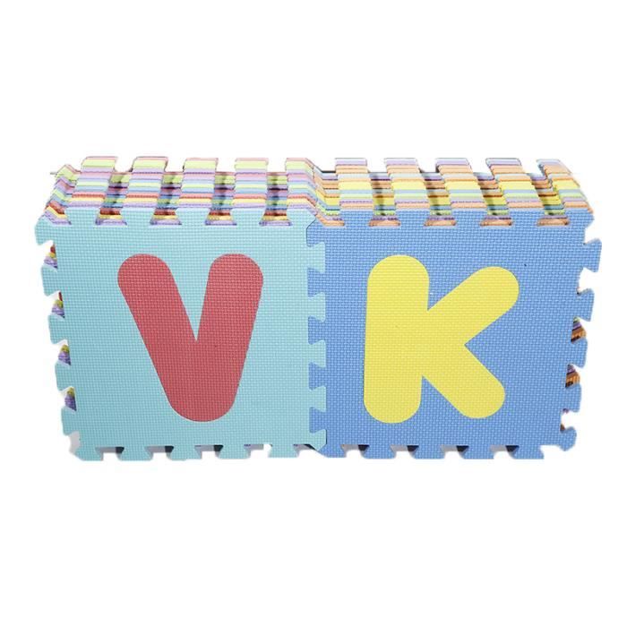 Tapis d’éveil :36 DALLES ALPHABET ET CHIFFRES 16X16CM - Jeux & Jouets Tapis d’éveil :36 DALLES ALPHABET ET CHIFFRES 16X16CM - Jeux & Jouets