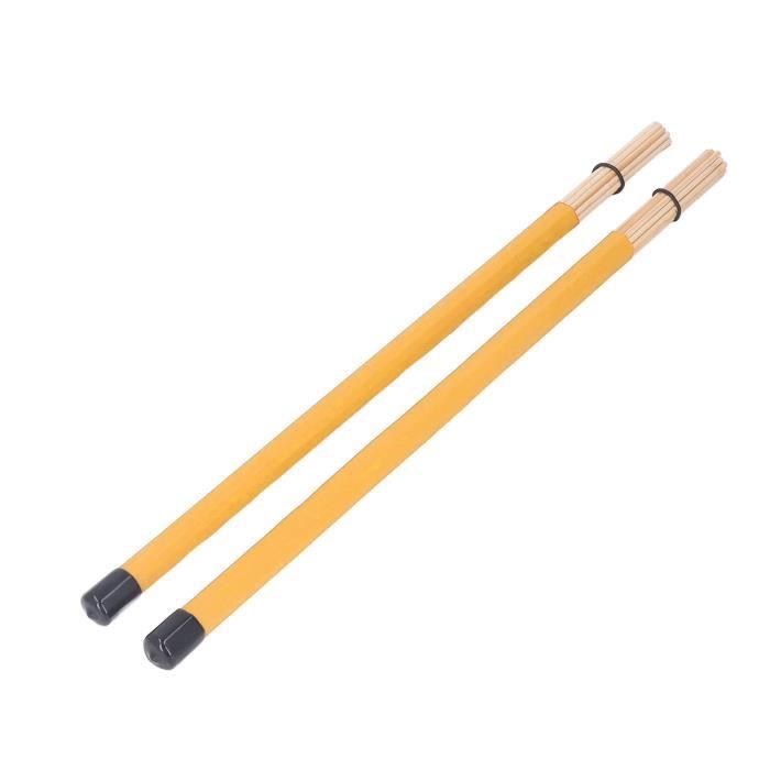 Brosse de baguette de tambour DUOKON - Pilon en bambou - Accessoire d'instrument de percussion