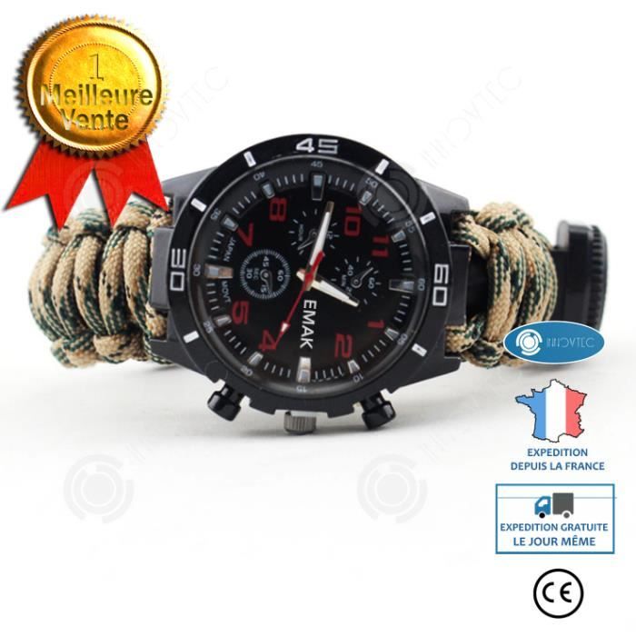 Montre Homme Montre Militaire Digitale Sport,Étanche Alarme Multifonction  Led Chronomètre Designer Décontracté, Montres Numér[u4080] , - Achat/vente  montre - Cdiscount