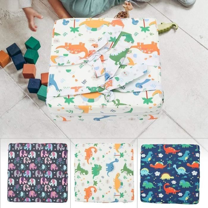 Rehausseur De Chaise Enfant Siège Rehausseur Coiffure Enfant - Coussin PU, 39x30x18cm, Pour Chaise Salon Siège Coiffure PU