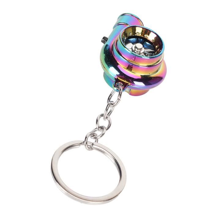 Porte-Clés Turbo Souffleur Métal PULABO - Design Voiture Modifiée, Créatif Et Durable