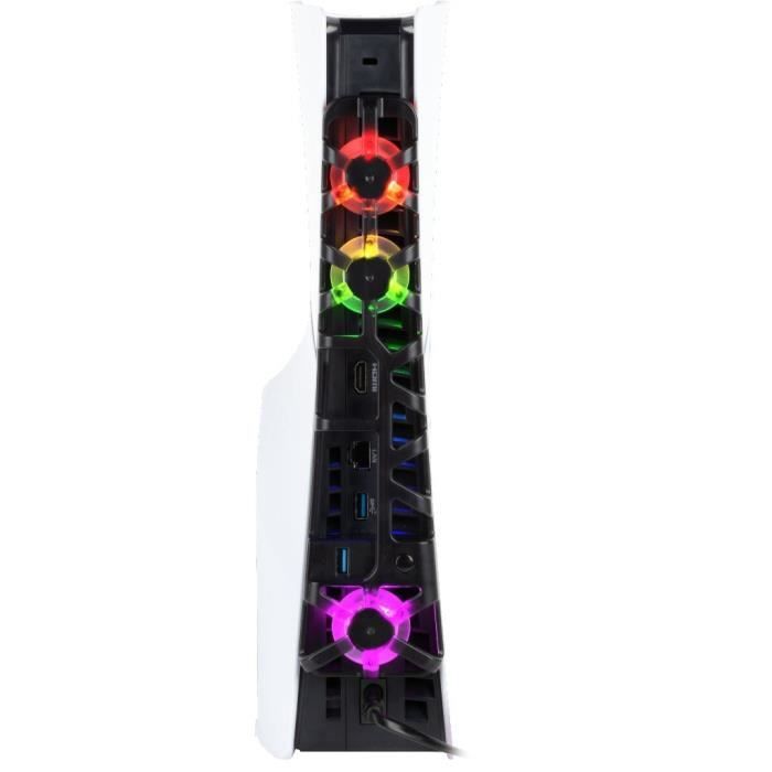 Konix Ventilateur de refroidissement LED RGB pour PS5 Slim Neuf - vue 4