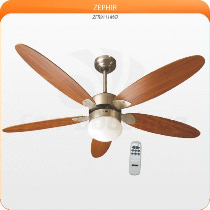 naturel 132 cm Ventilateur de plafond Wi-Fi Moteur avec inversion de rotation et lampe LED 15 W couleur 2700-4000-6000 K/° s/électionnable 2,4 GHz Compatible avec Alexa