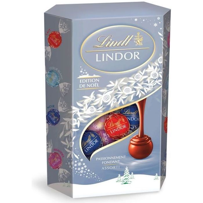 Chocolats de Noël à saveurs assorties Lindor