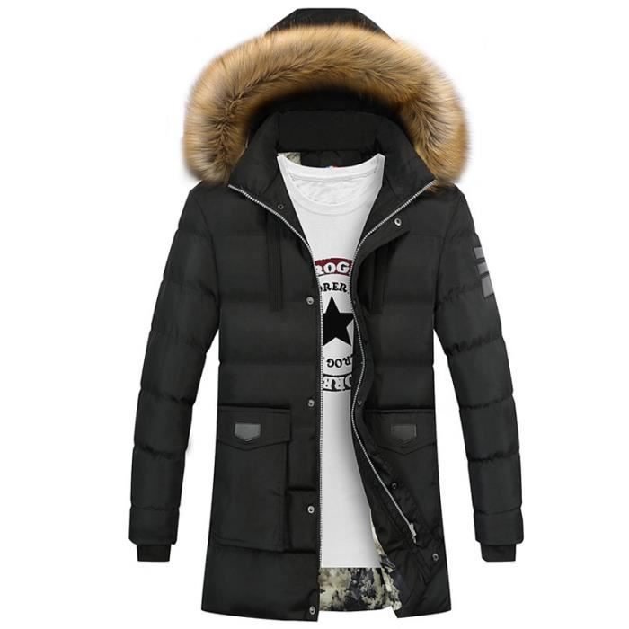 Blouson homme aviateur en simili cuir matelass Blouson homme Col