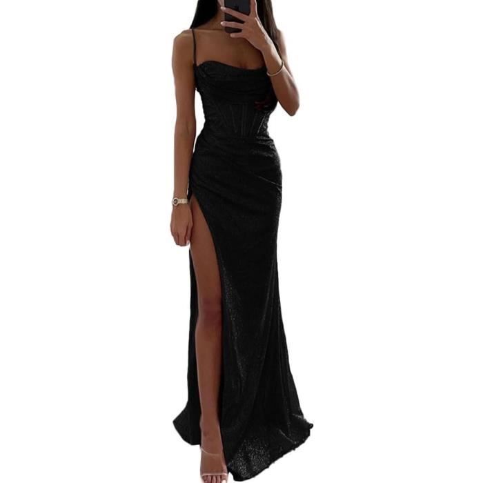 Robe De Cocktail à Paillettes Pour Femme – Longueur Genou, Ligne A – Élégante Pour Soirée, Noël, événement