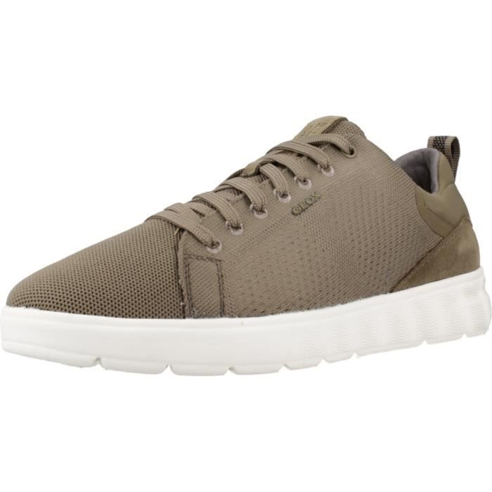 Geox Baskets Homme - GEOX U SPHERICA EC4 A - Bleu - Lacets - Textile