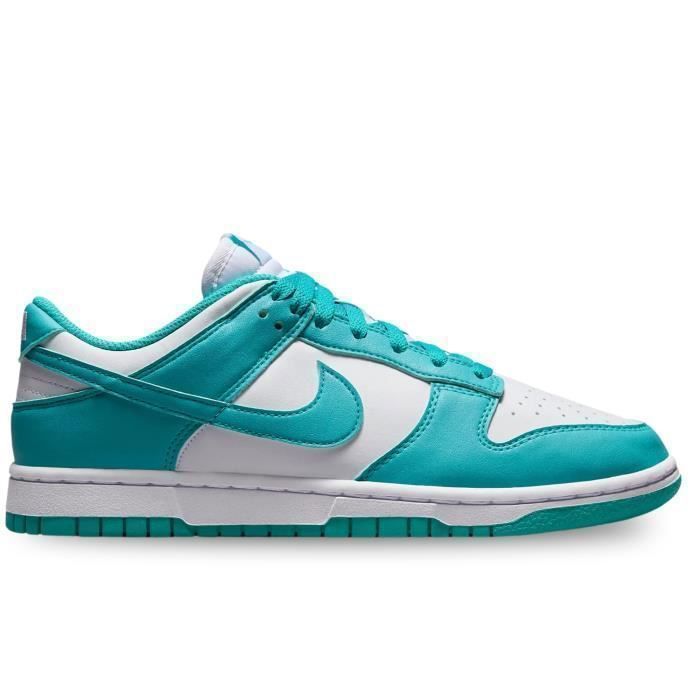 Nike Chaussures - NIKE - Dunk Low Next Nature - Femme - Bleu - Lacets - Plat