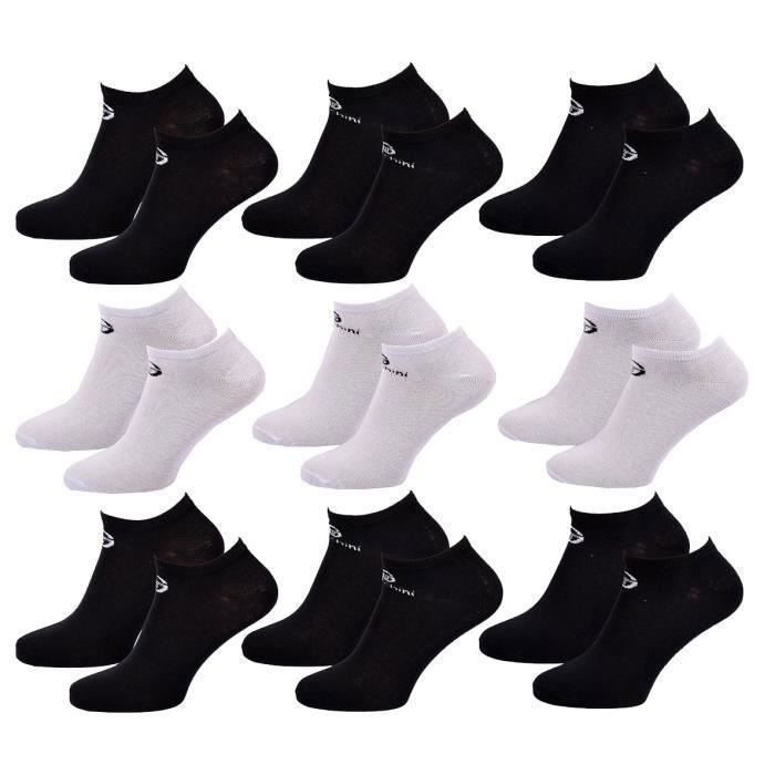 Pack De 9 Paires Chaussettes Sergio Tacchini - Neuves Avec étiquettes Pointure 39/42